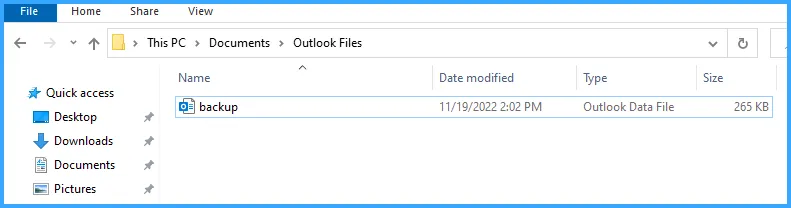 Tạo backup thành công