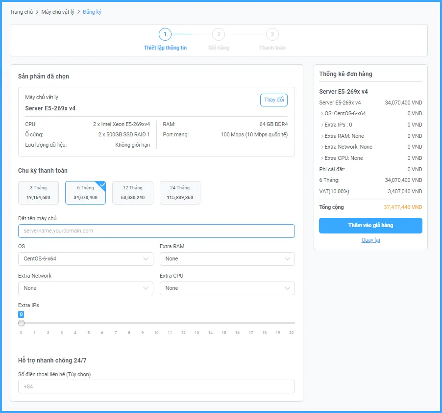 nhập số điện thoại