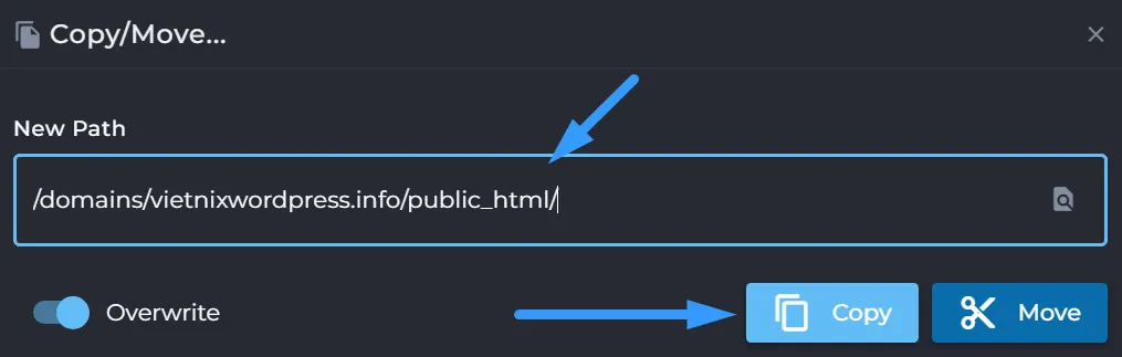 cài đặt WordPress trên DirectAdmin