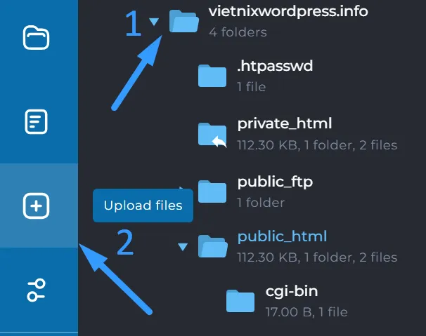 cài đặt WordPress trên DirectAdmin