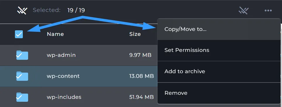 cài đặt WordPress trên DirectAdmin