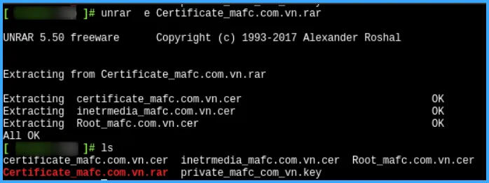 Upload file chứng chỉ lên IIS