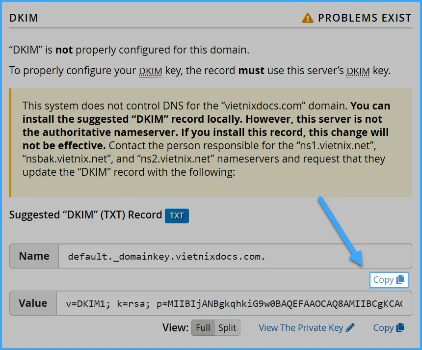 Copy giá trị Name