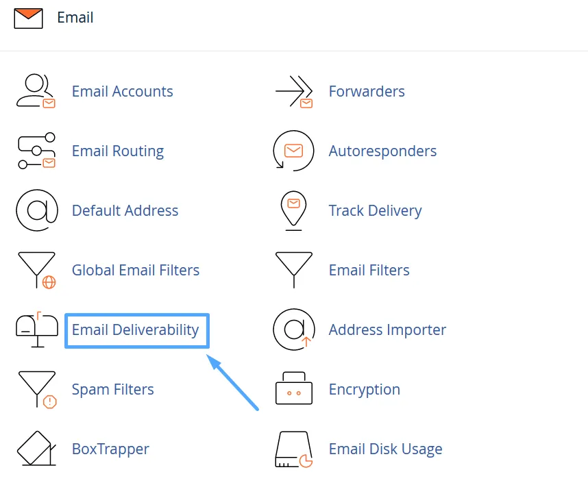 Chọn Email Deliverability
