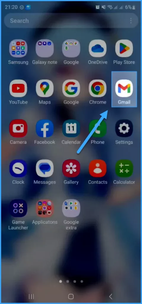Truy cập vào Gmail