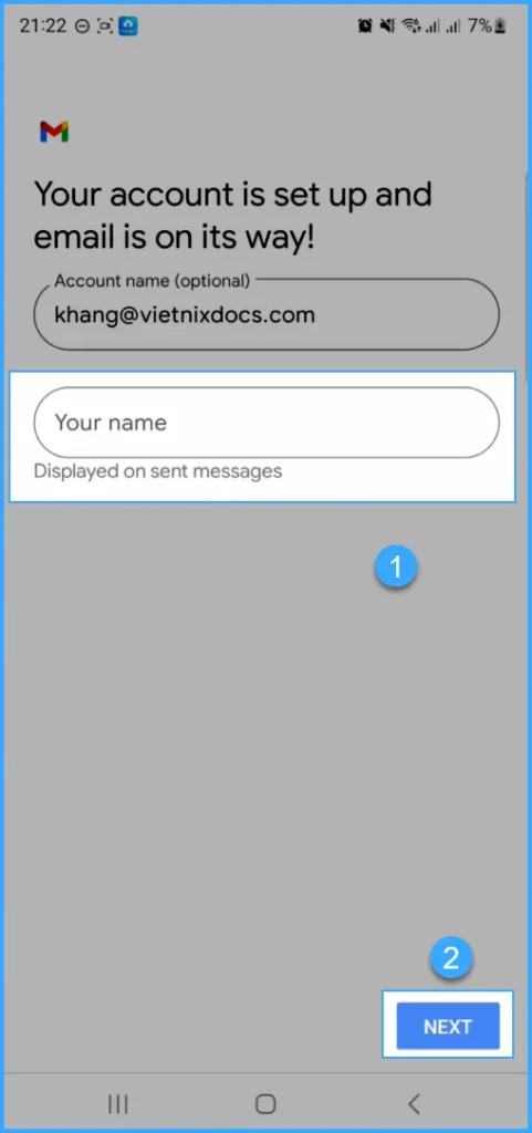 Đặt tên hiển thị