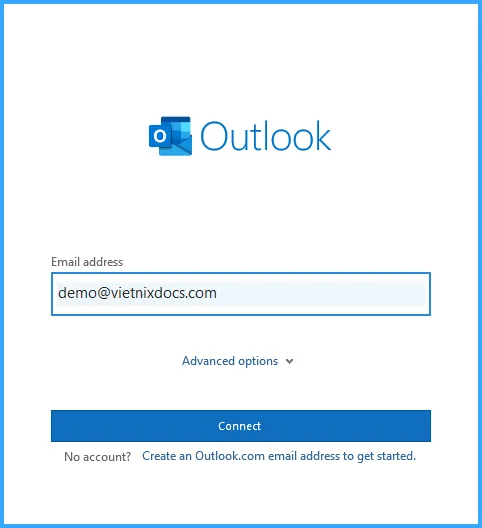 Nhập địa chỉ email