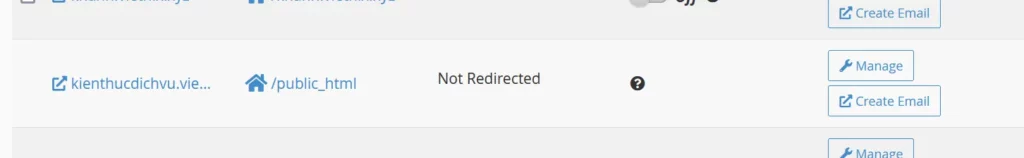 Chỉnh sửa, xoá Alias Domain