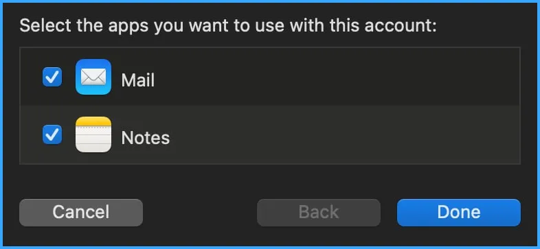 Nhấn Done để hoàn tất