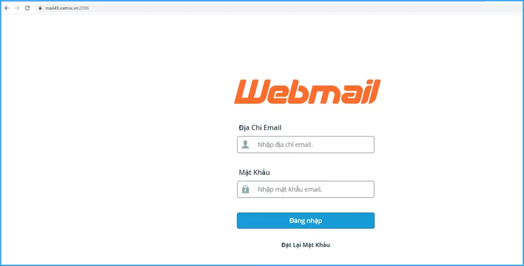 Truy cập bằng đường dẫn: https://mail49.vietnix.vn:2096/