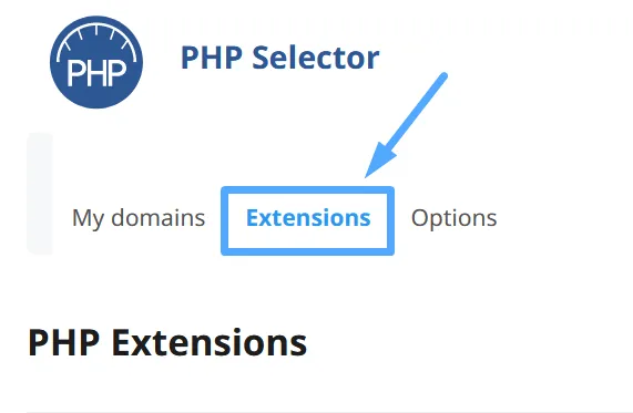 2 cách thay đổi phiên bản PHP trên cPanel nhanh chóng 25 Chọn tab Extensions