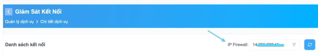 Chọn IP Firewall