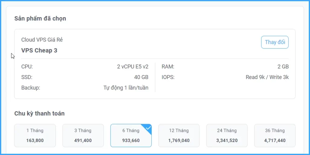 tính năng backup vps vietnix