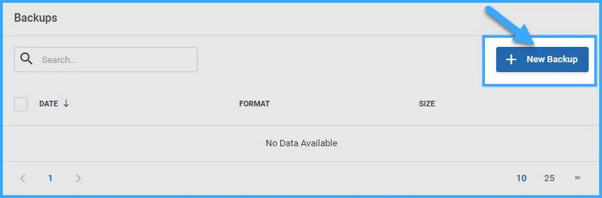 tạo một bản backup cho VPS