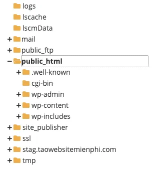 Hướng dẫn upload dữ liệu lên cPanel bằng File Manager 15 Chọn thư mục public_html