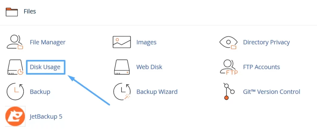 Hướng dẫn kiểm tra Disk Usage và Bandwidth trên cPanel chi tiết 14 Kiểm tra Disk Usage