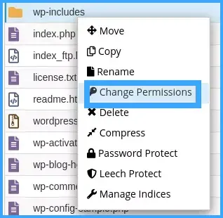 Hướng dẫn 3 bước CHMOD file và thư mục trên hosting sử dụng cPanel 26 Nhấn chuột phải vào file muốn thay đổi quyền và chọn Change Permissions