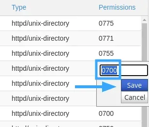 Hướng dẫn 3 bước CHMOD file và thư mục trên hosting sử dụng cPanel 25 Nhập trực tiếp giá trị CHMOD ở phần Permissions của file, thư mục