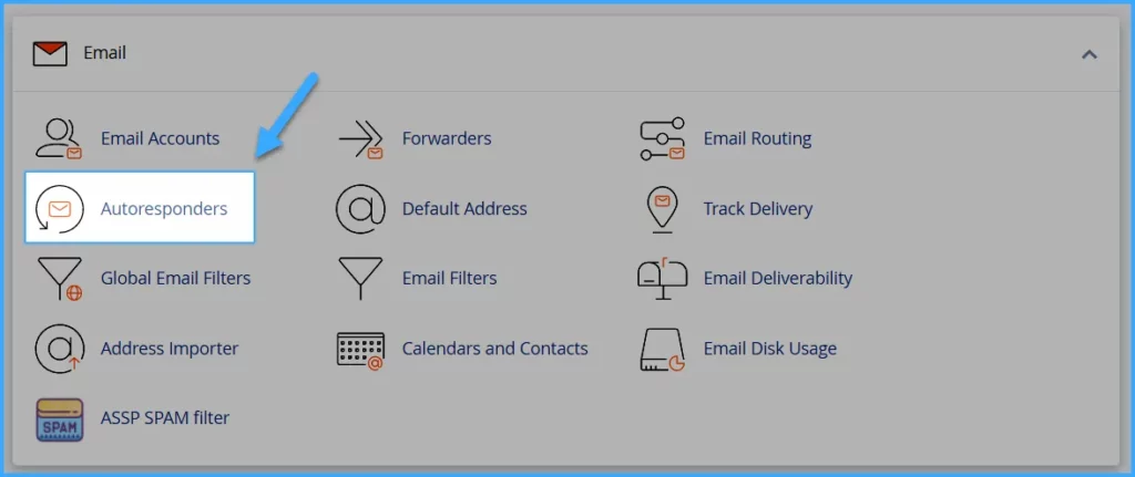 Chọn Autoresponders
