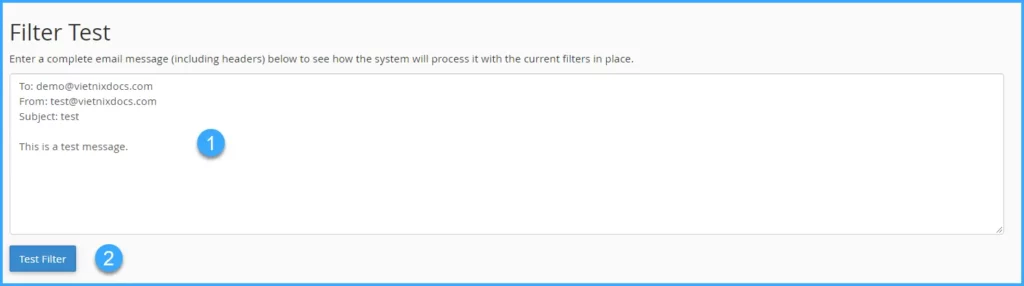 Kiểm tra bộ lọc