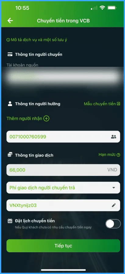 Xác nhận và hoàn tất thanh toán