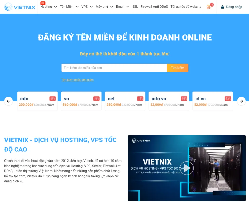 Truy cập trang sản phẩm