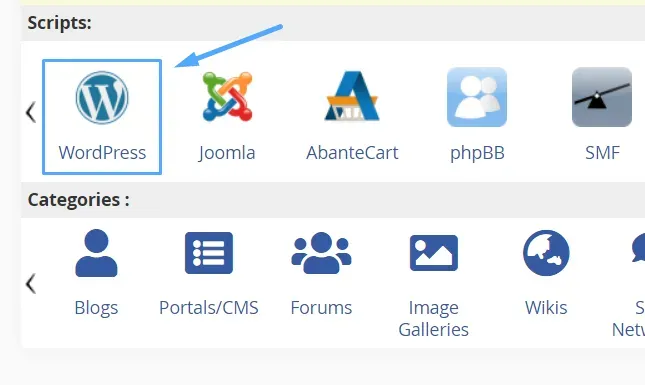 WordPress trên cPanel