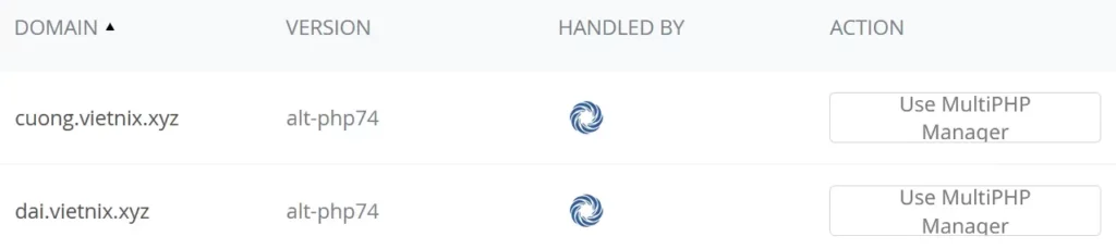4 bước bật PHP Extension trên hosting cPanel nhanh chóng 18 Bạn cần xác nhận lại xem liệu website có đang sử dụng đúng phiên bản PHP không