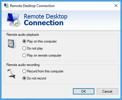 Tick chọn Play on this computer