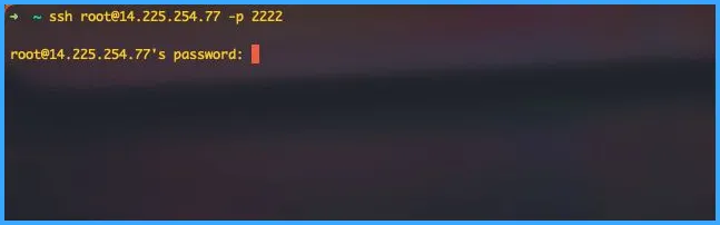 Đăng nhập từ Linux/MacOS