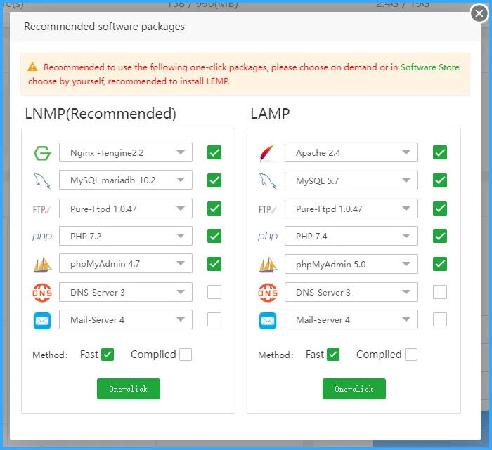 Cài đặt webserver