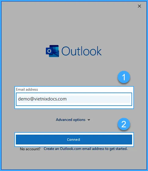 Nhập địa chỉ email