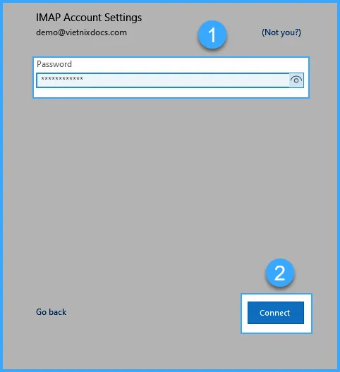 Nhập mật khẩu email