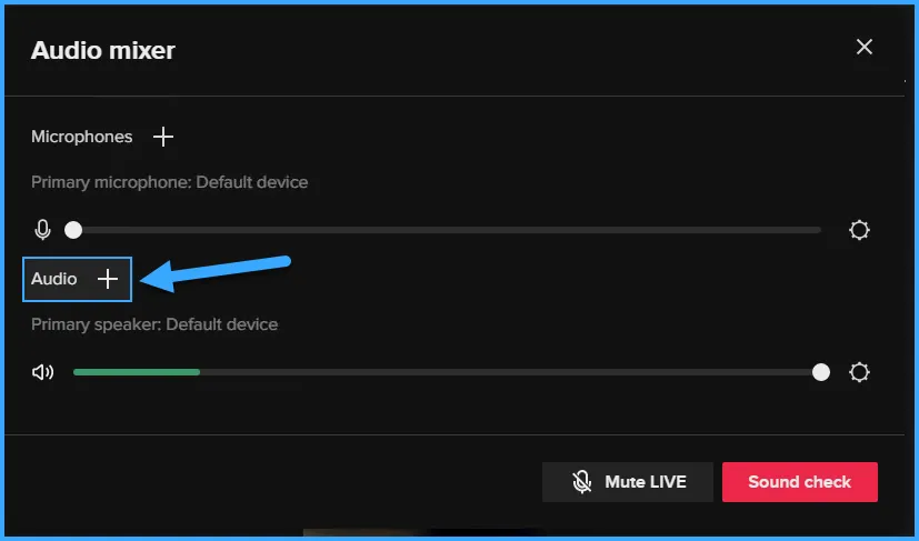 Thêm nguồn âm thanh