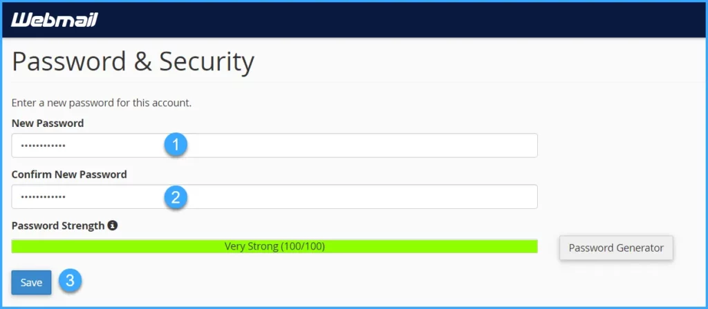 Đặt mật khẩu mới