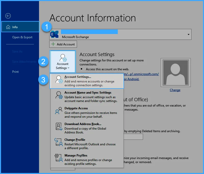 bạn Chọn Account Settings