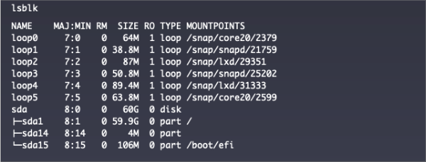 Kiểm tra dung lượng hiện tại