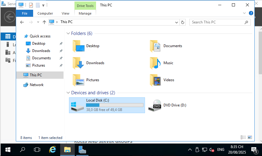 Xem dung lượng ổ đĩa