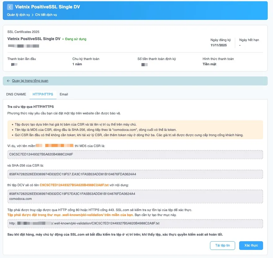 Đối với HTTP/HTTPS