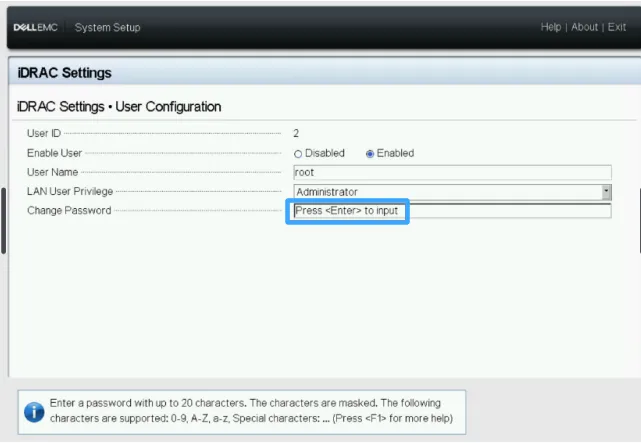 Đặt mật khẩu cho người dùng root