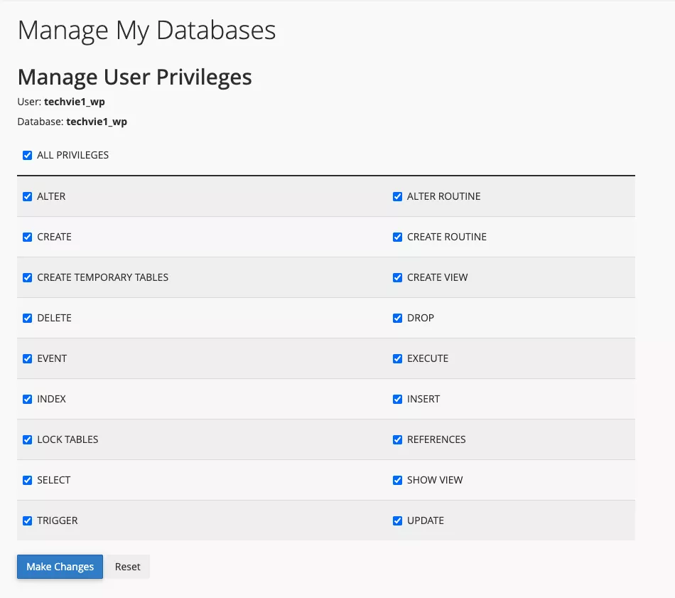 Cấp quyền cho user