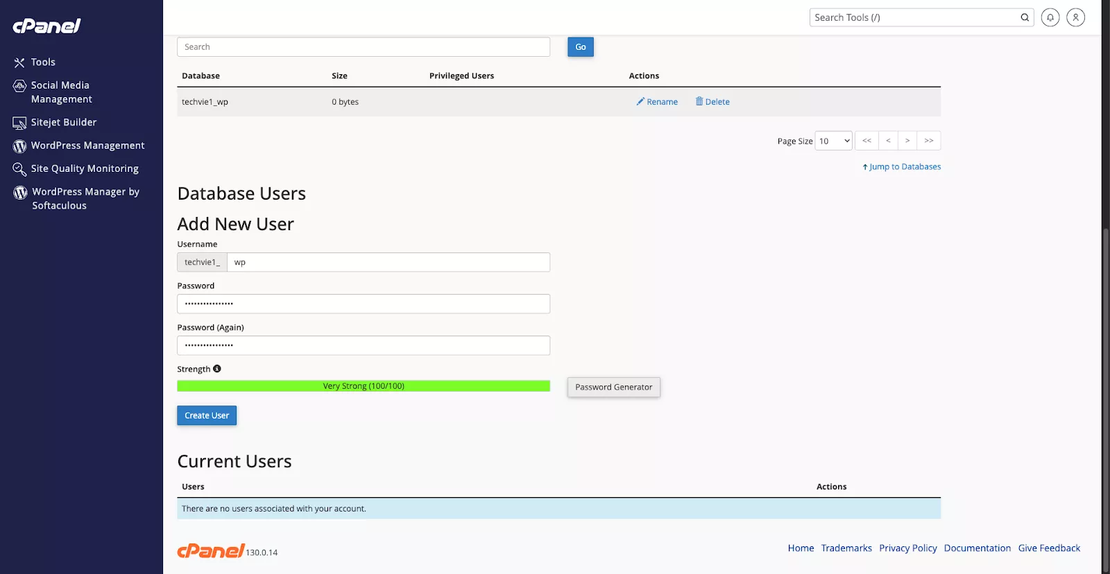 Tạo người dùng mới
