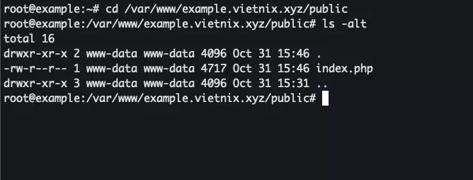 Kiểm tra sự tồn tại của thư mục