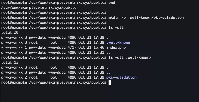 Tạo mới thư mục