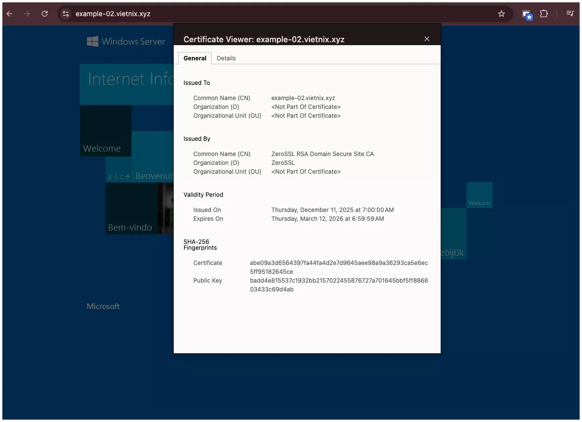 Truy cập trực tiếp bằng trình duyệt