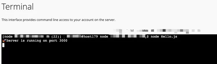 Chạy ứng dụng Node.js