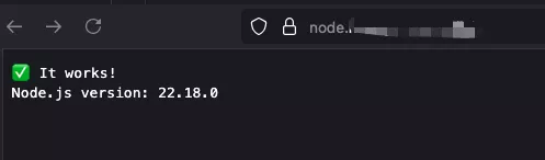 Cấu hình chuyển hướng thành công