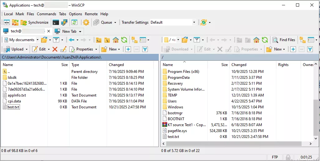 Quản lý file trên VPS
