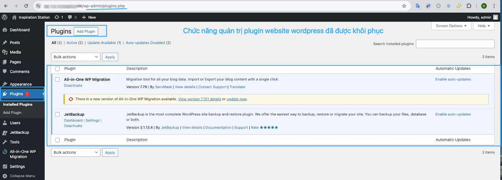 Kiểm tra kết quả  