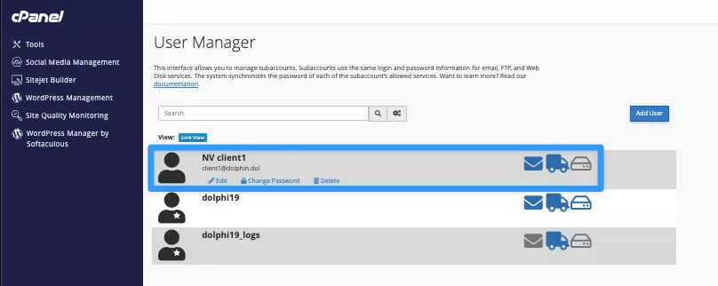 Cách quản lý và xóa Subaccounts